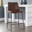 Cal Upholstered Bar Stool