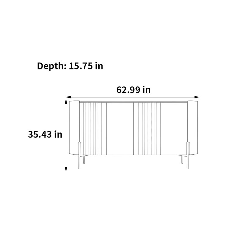 Armoire de rangement moderne et minimaliste