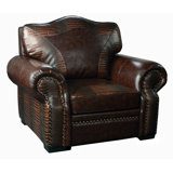 Faux Leather Armchair