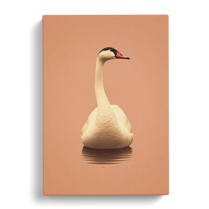 Goose Minimalism No.2 - Print on Canvas, 76cm H x 50cm W x 3cm D