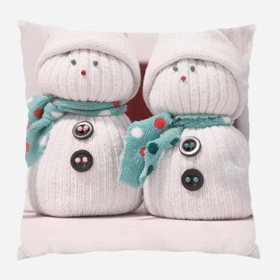  Coussin Snowman