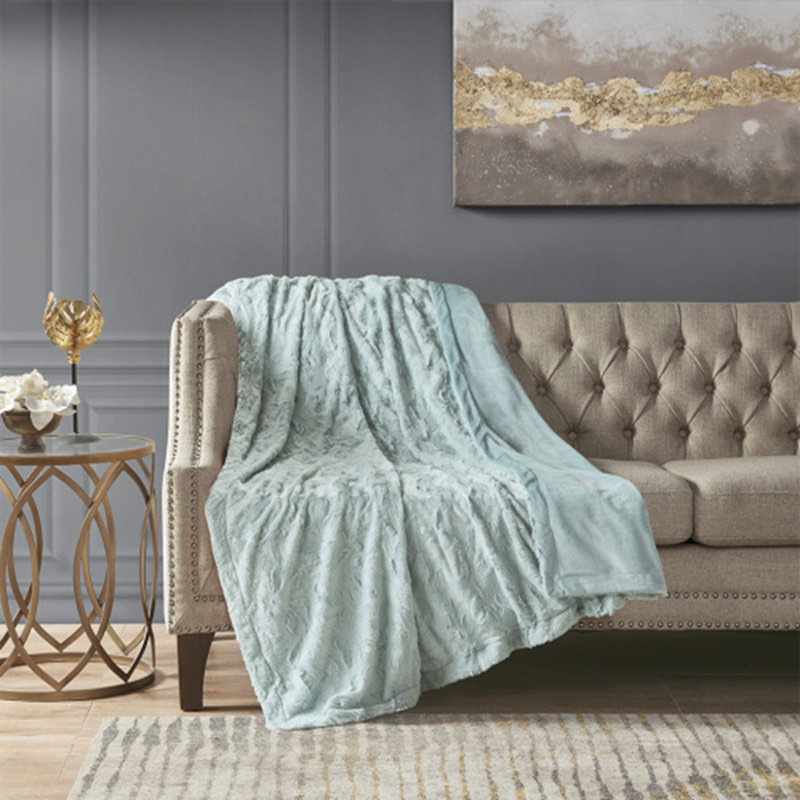 Couverture douce et confortable, Turquoise