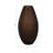 Glam Ribbed Glass Vase with Modern Silhouette and Textured Design for Elegant Decorative Accent-1311814300