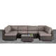 Lauderman Fully Assembled 4 - Person Seating Group with Sunbrella Cushions