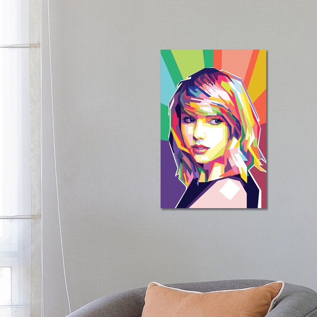 Leinwandbild - Grafikdruck „Taylor Swift” von Dayat Banggai