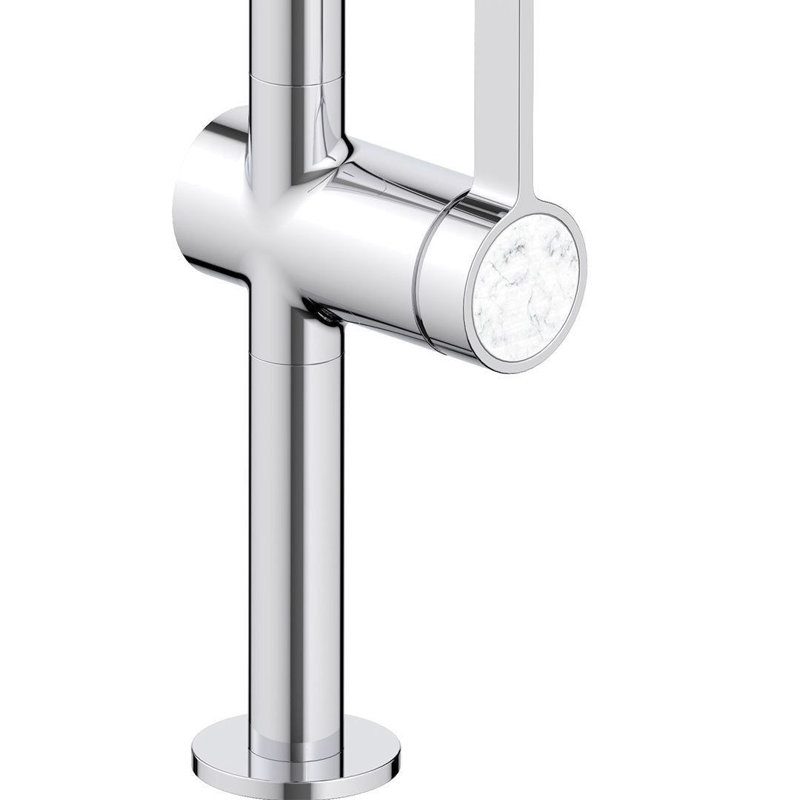 Robinet pour salle de bain à poignée simple DAX Portofino, Chrome