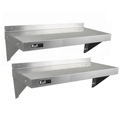 2 Piece Metal Bracket Shelf