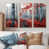 Toile naturelle avec cadre flottant