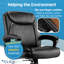 Chaise de bureau ergonomique à dossier moyen Transform 1.0-745198888-745198891