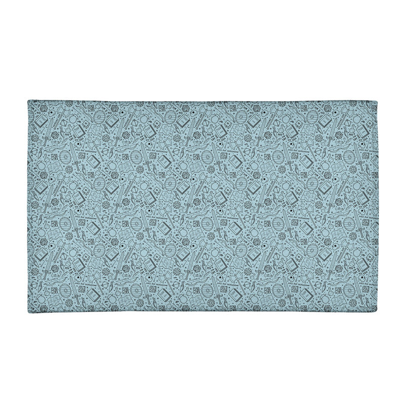 Tapis classic blue area, Rectangle 2 pi x 3 pi