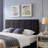 Linen Upholstered Headboards With Metal Leg-522341341