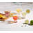  Stemless Ribbed Martini Glasses, 9 oz.