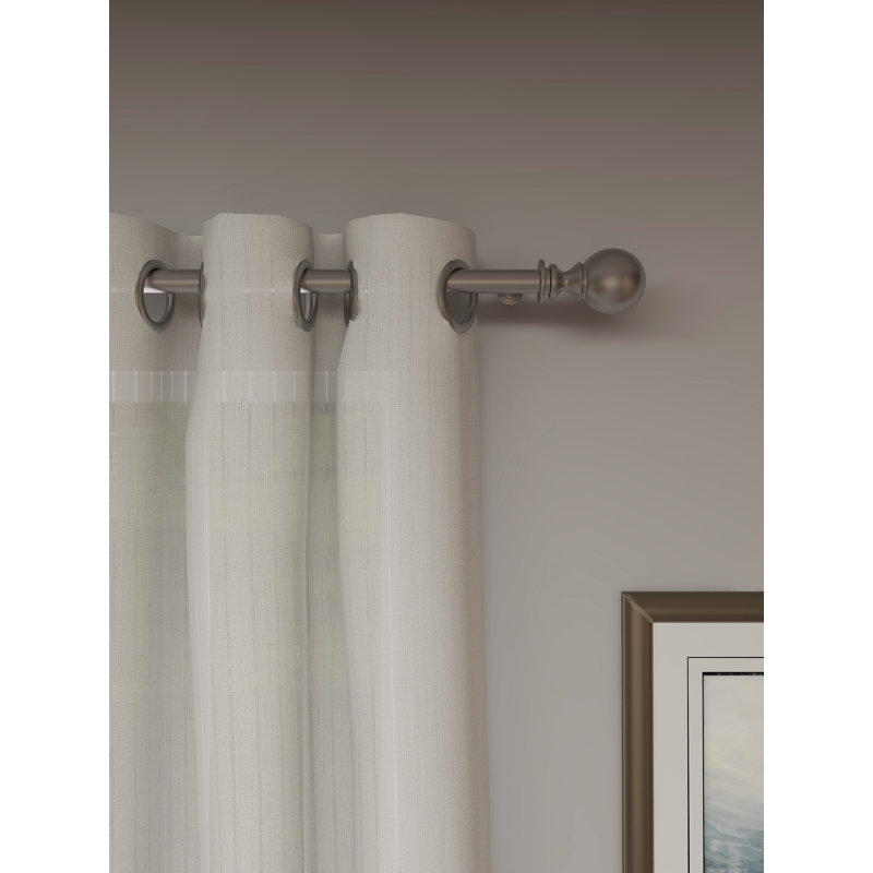 Semi Sheer Curtain Pair, Cream