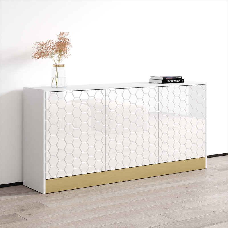 Table buffet Trumbauer, Blanc