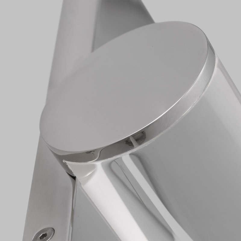 Esfera 1 - Light LED Flush Mounted Sconce, Polished Nickel