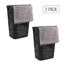  Panier à linge mince 60 L, panier à linge, couvercle, ventilé, plastique, L 17,25 po x l 13,75 po x H 23,5 po, paquet de 2-73407849