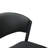 Leather Dining Chair With Curved Open-Back Design Waterfall Edge Seat And Powder Coated Iron Legs Cedarburg Collection-124128181-106852440