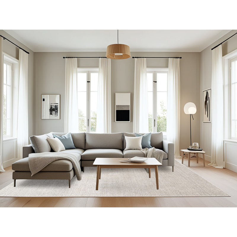 Tapis gris Bulloch, Rectangle 8 pi x 10 pi