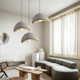 Danthony Single Light Polyester Dimmable Pendant