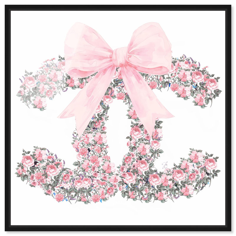 Makes Me Wonder Pink Bow, H 17 po x l 17 po, Noir