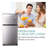 3.5Cu.Ft Compact Refrigerator Mini Fridge with Freezer, Small Refrigerator with 2 Door, 7 Level Thermostat Removable Shelves for Kitchen, Dorm, Apartment, Bar, Office-112369281