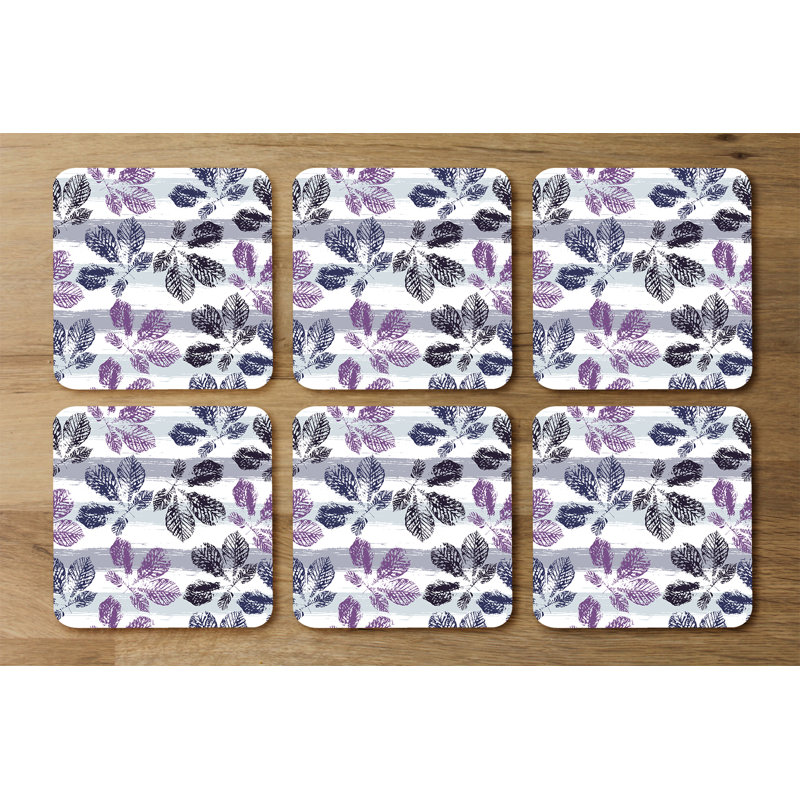 Square 6 Piece Coaster Set