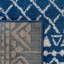 Tapis bleu marine / ivoire Cambree Southwestern-1259737403