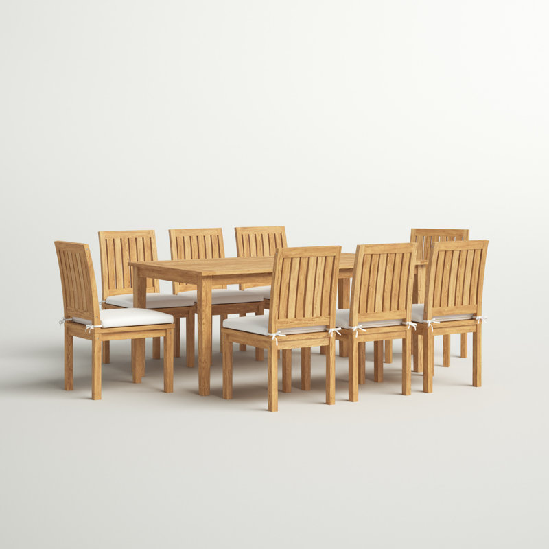 Ensemble repas d'extérieur 9 pièces Marina
