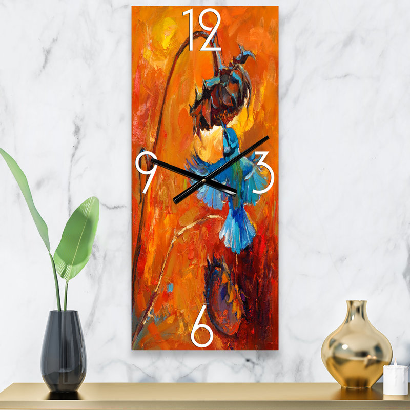 Horloge murale colibri, Grand