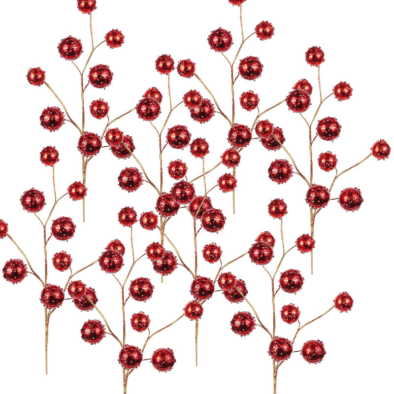 Ensemble de 8 balles H 27 po, Rouge