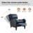 Neliyah 28.75" Wide Genuine Leather Recliner-105914582