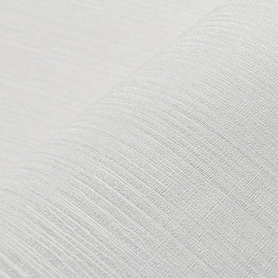 Papier peint 24 po x 393 po avec contact en papier et lin texturé auto-adhésif épais en vinyle gaufré (gris beige)