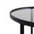 Serenity Glass Top Round Nested Tables