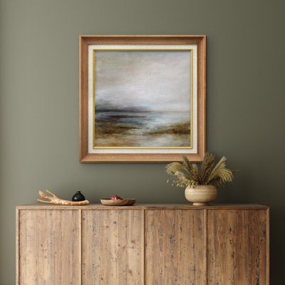 Premium Framed Wall Art - Vintage Landscape Print for Bedroom Decor - 26"x36"