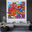 «Bungalow Rose Green», art sur toile tendue Howie Gallery: Rainbow_queen