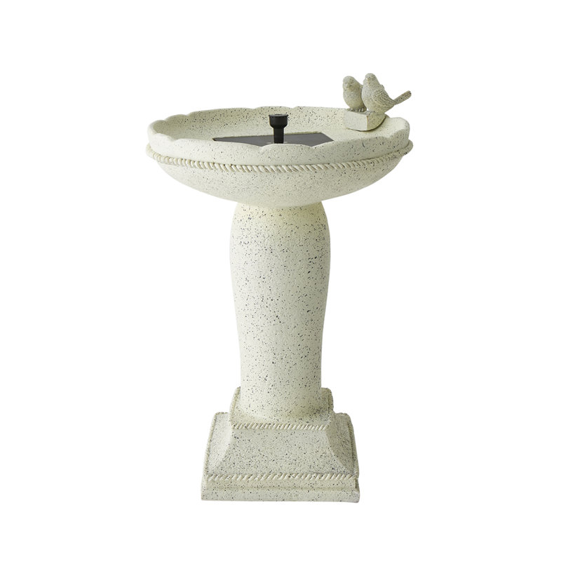 Birdbath Fountain with Lights