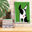 «Dog on Green» par Irena Orlov, art mural sur toile-1446780987