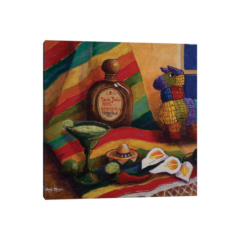 Cinco De Mayo by Candy Mayer - Painting on Canvas, Wrapped Canvas, 66.04cm H x 66.04cm W x 3.81cm D