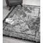 Demico Modern Low Pile Area Rug - Polypropylene Weaving - Jute Backing - Frame Abstract Design Rugs, Grey,-1376018408
