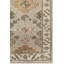 Cotton Oriental Area Rug in Gray