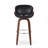 30" Mid-Century Modern Upholstered Swivel Barstool-404457926