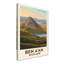 Ben A'an, Scotland - Romantic Highland Peak Travel Poster. Giclee Print On Wrapped Canvas. Wall Art, Home Decor - Natural Landmarks, Scotland - Wrapped Canvas Print-1521517762