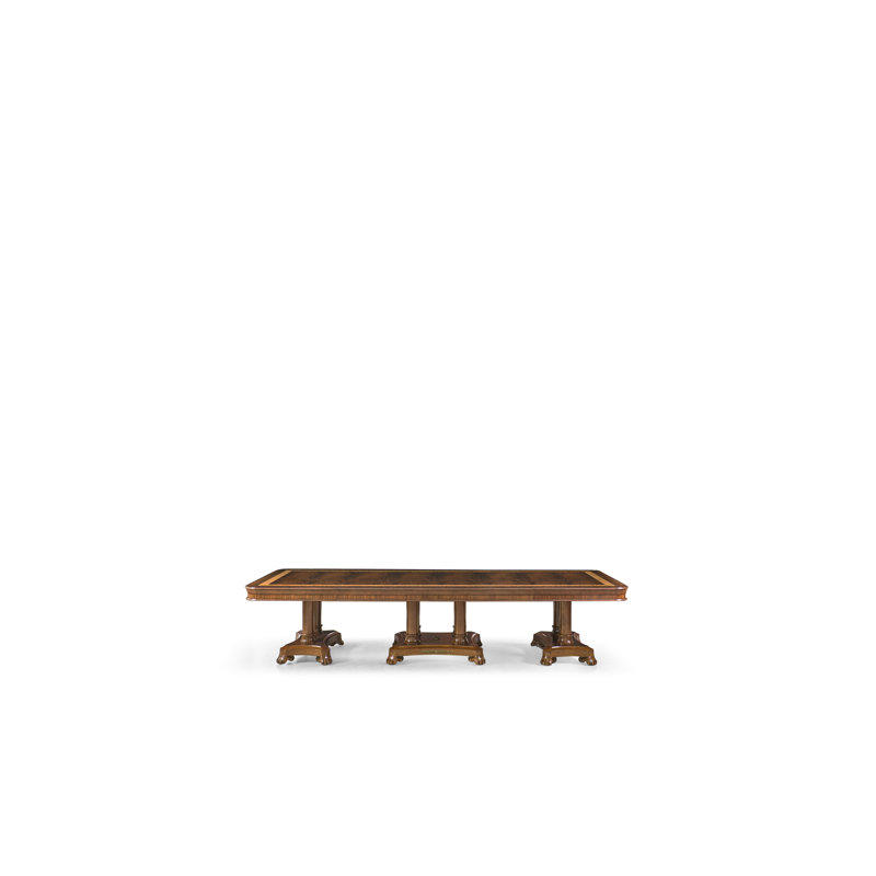 Extra Long Mahogany Dining Table,12-24 Feet Long, Seats 28 People