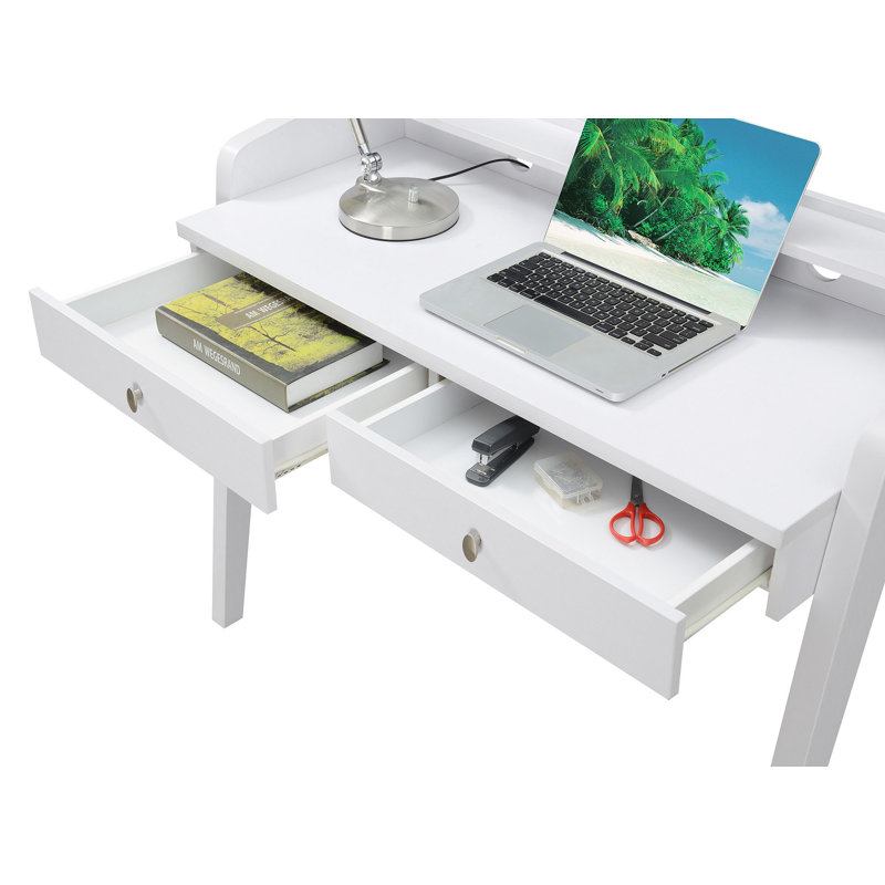 Bureau d'ordinateur Piotrowski, Blanc