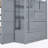 Jaleil Full Over Full Bunk Bed with Trundle and Staircase-834156095