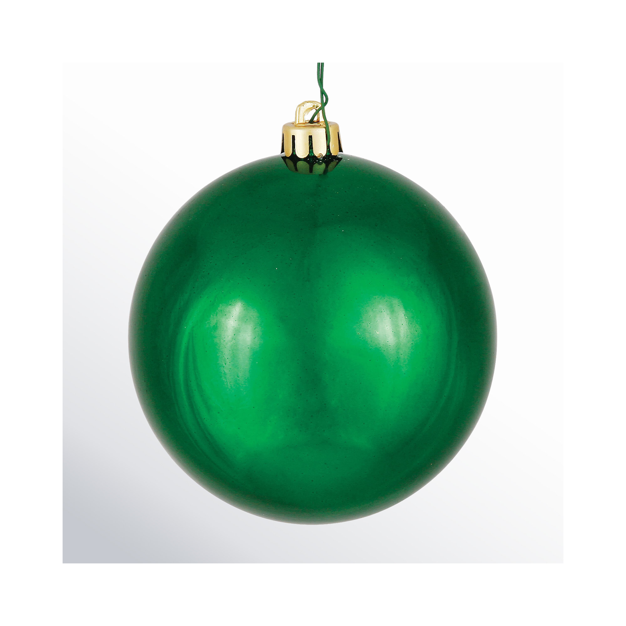 Holiday Décor Ball Ornament, Emerald, 2.75" H x 2.75" W x 2.75" D