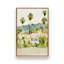 Motif de palmiers du désert et de maisons de campagne II-1374865106-1374865134