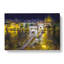 Chain Bridge in Budapest Hungary in Abstract - Wrapped Canvas-55316594