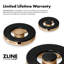 ZLINE 30 in. Paramount Gas Rangetop with 4 Burner DuoPro Cooktop in Black Stainless Steel-24873772