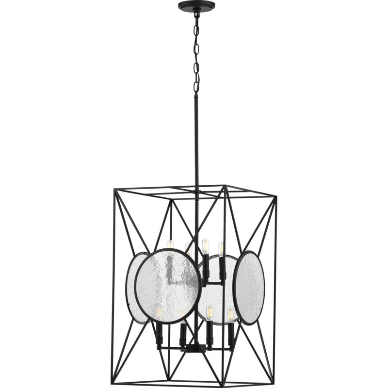 Luminaire suspendu géométrique 8 lumières simple Schoen